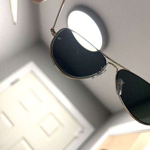 Ray Ban Gold Metal Aviator Sunglasses - RB3025 L0205 58-14-135 Made in Italy main image 6
